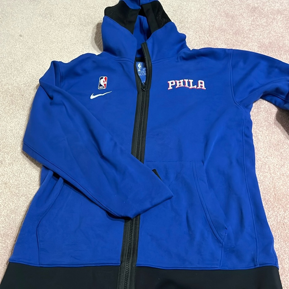 Sixers Warm Up Hoodie Nike 76ers